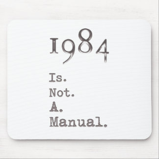 1984 ist kein Handbuch Mousepad