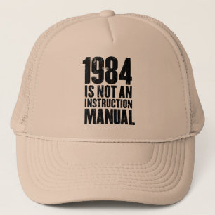 1984 ist nicht ein Anweisungs-Handbuch-Hut Truckerkappe