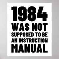 1984 sollte kein Handbuch für die Anleitung sein