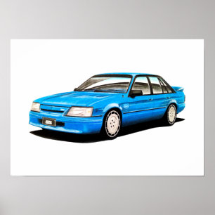 1984 VK Holden Commodore SS von CarsinArt Poster