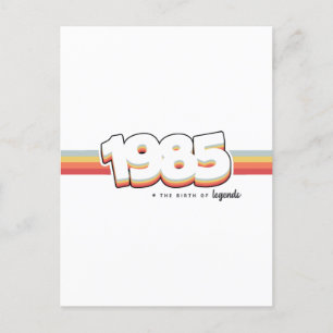 1985 Die Geburt von Legenden Postkarte