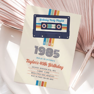 1985 Einladung zum Geburtstag, 40. Retro