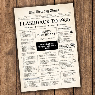 1985 Geboren Mock Zeitung