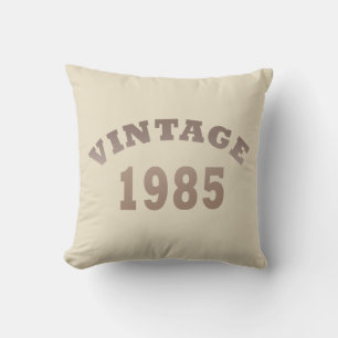 1985 Geborenes elegantes modernes Vintage-Geburtst Kissen