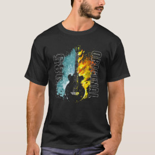 1985 Originale Lustige Bunte Retro Flammen Klassik T-Shirt