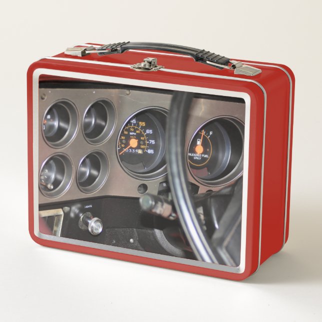 1985 Truck-Instrumententafel für den klassischen L Metall Brotdose (Vorderseite)