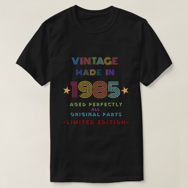 1985 Vintag T-Shirt (Design vorne)