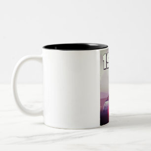 1985 Vintage-Superauto-Plakat Zweifarbige Tasse