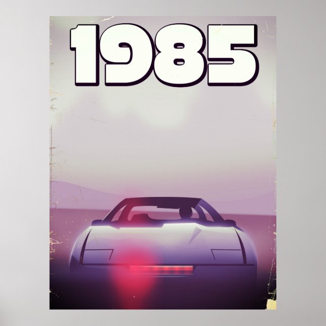 1985 Vintages Supercar-Poster Poster (Vorne)