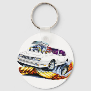 1986-88 Monte Carlo Weißer Wagen Schlüsselanhänger