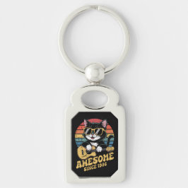 1986 Birthday Retro Cat Lover Ukulele 40th Bday Schlüsselanhänger