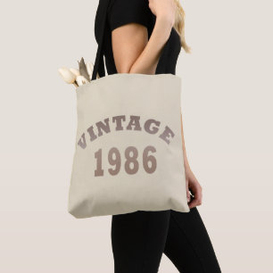 1986 geboren Elegantes modernes Vintage-Geburtstag