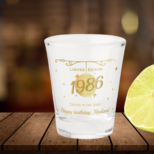 1986 geboren Getränke Barware zum 40. Geburtstag Schnapsglas