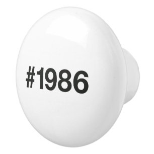 1986 Hashtag 39 Geburtstag Jahrestag Keramikknauf