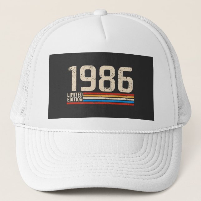 1986 LIMITIERTE AUFLAGE TRUCKERKAPPE (Vorderseite)