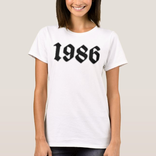 1986 T-Shirt (Vorderseite)