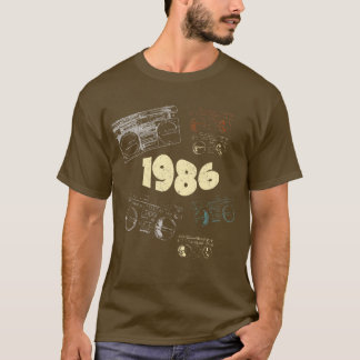 1986 über Retro-Radio T-Shirt