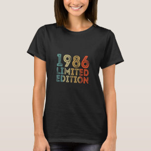 1986 Vintager Geburtstag Vintag Retro T-Shirt