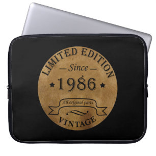 1986er Jahrgang Geburtstag Laptopschutzhülle