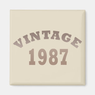 1987 geboren, elegante moderne vintage Geburtstag Magnet