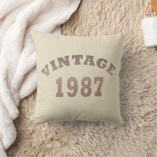 1987 geboren elegantes modernes vintage Geburtstag Kissen