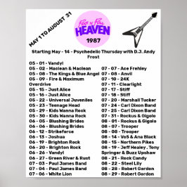 1987 - ROCK'N'ROLL HEAVEN (TEIL 2) POSTER