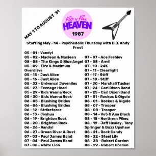 1987 - ROCK'N'ROLL HEAVEN (TEIL 2) POSTER