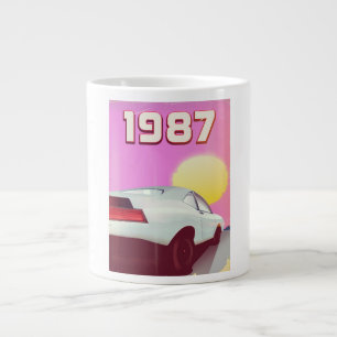 1987 Sportwagenposter Jumbo-Tasse