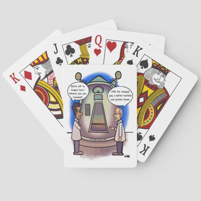 1987: Zurück in der Zeit Spielkarten (Rückseite)