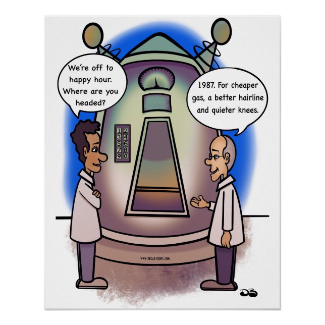 1987: Zurück in glänzendes Poster (Vorderseite)