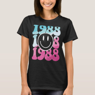1988 Benutzerdefinierter 35. Geburtstag Hippie Ret T-Shirt