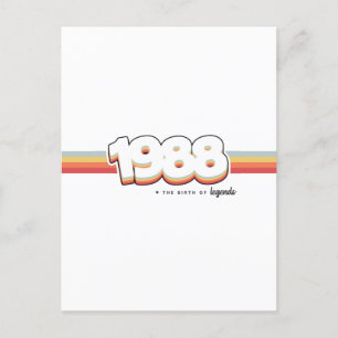 1988 Die Geburt von Legenden Postkarte