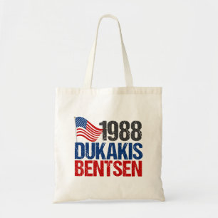 1988 Dukakis Bentsen Lustige Retro-Wahl Tragetasche