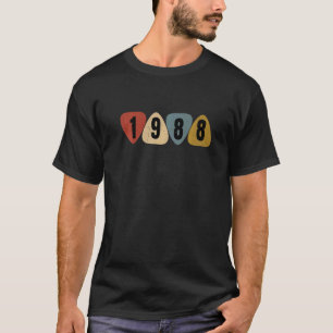 1988 Geboren Gitarrist Gitarrenplektrum Musik Gebu T-Shirt