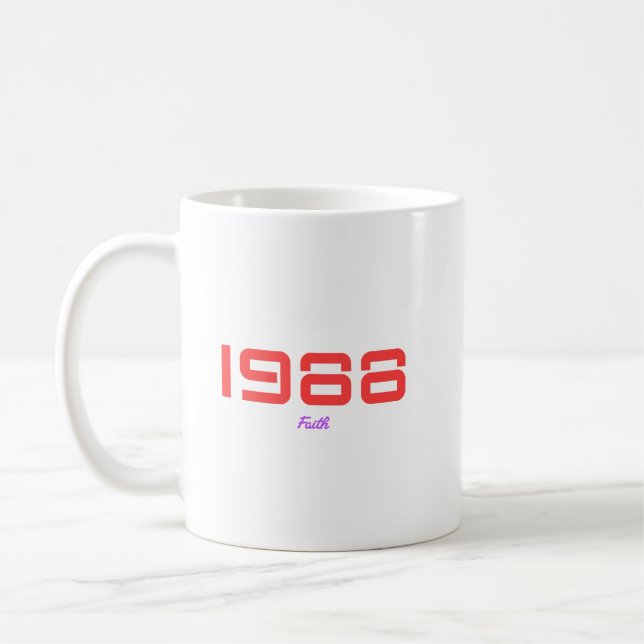 1988 Top-Song, Faith Kaffeetasse (Links)