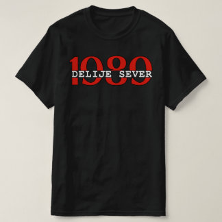 1989 Delije Sever Rot Weiß T-Shirt
