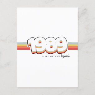 1989 Die Geburt von Legenden Postkarte