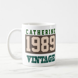 1989 Geburtsjahr - Geburtstagsfeier Kaffeetasse