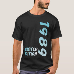 1989 Geburtstag Limited Edition 34 Jahre Idee T-Shirt