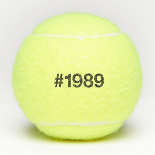 1989 Hashtag 36 Geburtstag Jahrestag Tennisbälle
