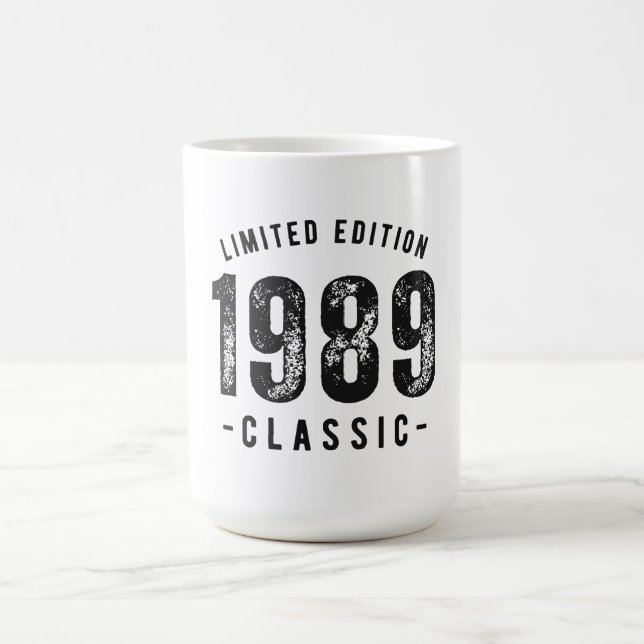 1989 klassisches Geburtsjahr Kaffeetasse (Mittel)