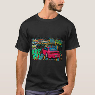 1989 Nissan 240SX Coupé Ride On Pop Art Streetwear T-Shirt