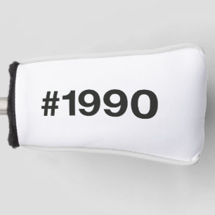 1990 Hashtag 35 Geburtstag Jahrestag Golf Headcover