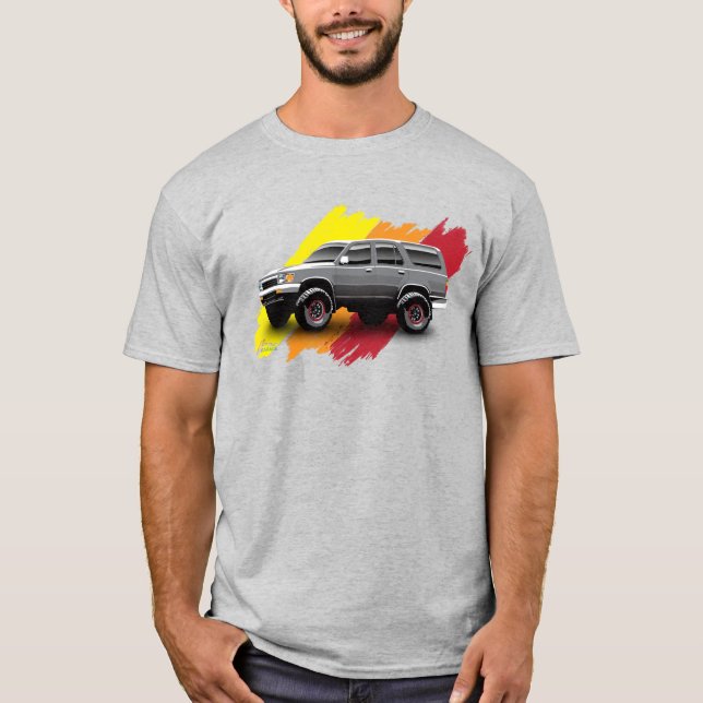 1990 Toyota 4Runner/Surf 4x4 T-Shirt (Vorderseite)