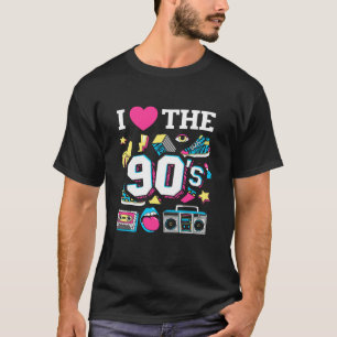 1990er 90er Ich liebe die Neunziger T-Shirt