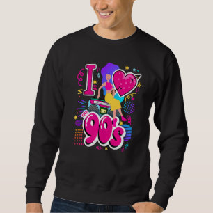 1990er Ideen & 90er Festival-Outfit für Frauen & R Sweatshirt