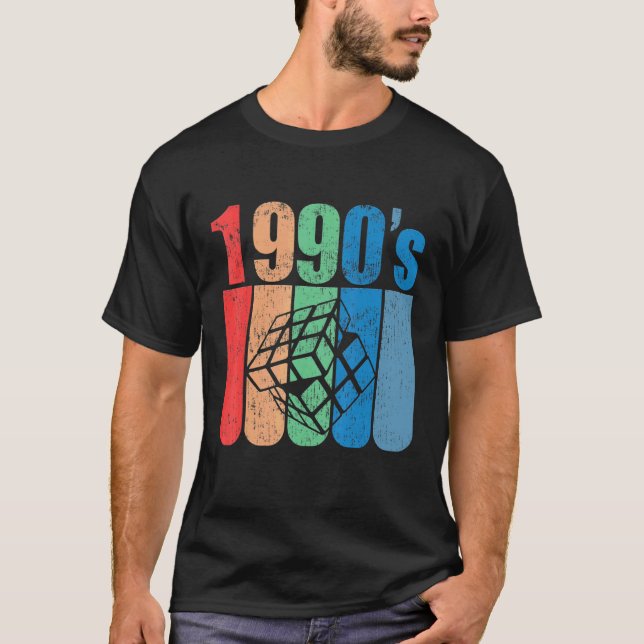 1990er Jahre Kleidung Frauen Männer Alte Schule 90 T-Shirt (Vorderseite)