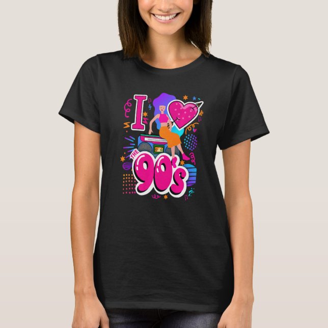 1990s Ideas & 90s Festival Outfit For Women & Rave T-Shirt (Vorderseite)