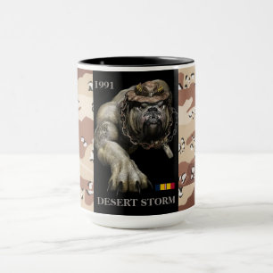1991 DEVIL DOG COMBAT ACTION DESERT STORM TASSE