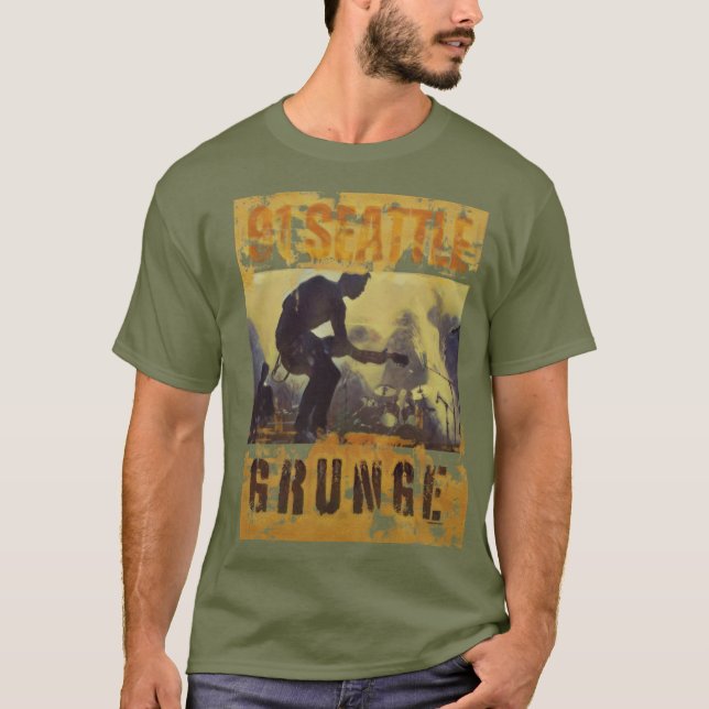 1991 Seattle Grunge Bands T-Shirt (Vorderseite)